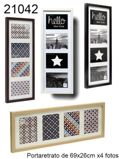 Imagen de PORTARETRATO 4 FOTOS 69X26CM 7.25